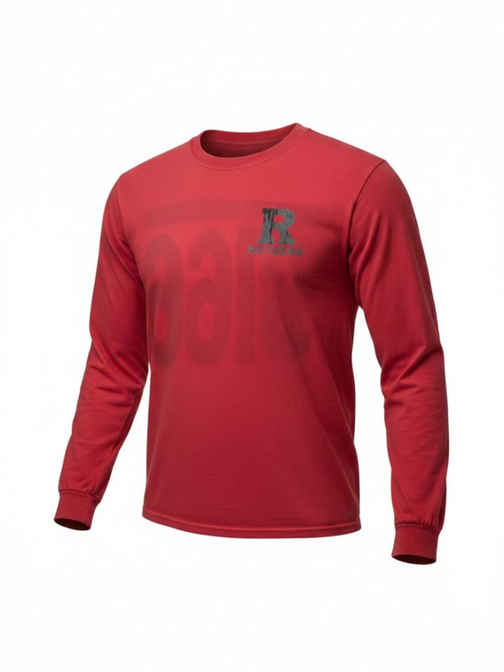 Red Rutgers University Long-Sleeve Tee - Collegiate Logo